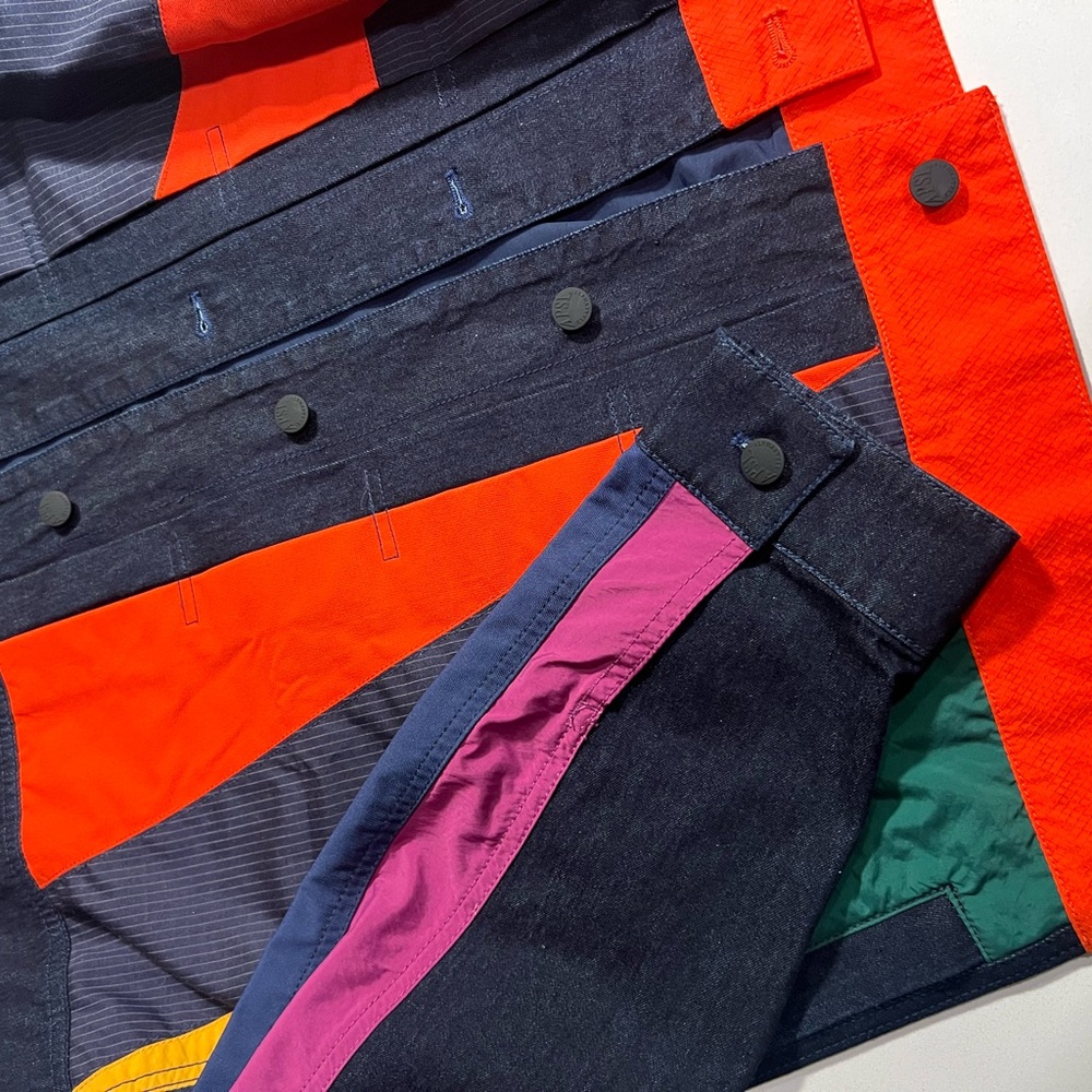 Multicolor Patchwork Men's Jacket - Casual Colorb… - image 5